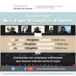 Invitan a participar en la 4ª Expo Virtual de Empleo Colima 2024