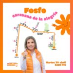 Invita Margarita Moreno a la «Fosfo Caravana de la Alegría» para la niñez.