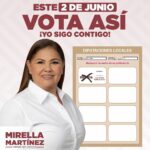 Este 2 de junio seguiremos haciendo historia: Mirella Martínez