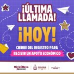 Hoy a las 11:59 p.m. cierra el registro ‘Mi ColiBeca para Empezar’ del Gobierno de Colima