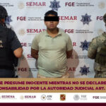 Policía Estatal y Marina detienen en Colima a un masculino, por daños y lesiones