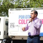 Entrega Presidente Riult Rivera nuevos camiones recolectores de basura