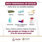 UEPC Colima exhorta a tomar medidas para prevenir incendios urbanos y forestales