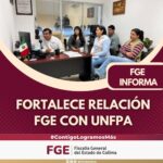 Fortalece relación FGE con UNFPA