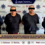 Policía Estatal detiene a dos hombres por intento de robo con violencia en Colima