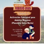 Incode invita a la activación física para personas adultas mayores, este viernes en ‘La Campana’