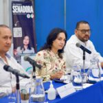 Continúa Mely Romero con reuniones informativas; sostuvo encuentro con líderes aduanales de Manzanillo