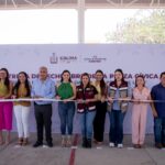 Indira Vizcaíno entrega techumbre en primaria ‘Griselda Álvarez’, en Villa de Álvarez