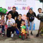 DIF Estatal Colima celebra a la niñez de Armería con bicipaseo y actividades recreativas