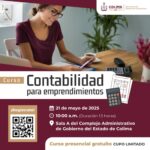 Sedeco Colima invita al curso gratuito ‘Contabilidad para Emprendimientos’, el 21 de mayo