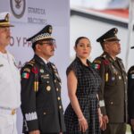 Gobernadora preside ceremonia de toma de posesión de nuevo Coordinador de la GN en Colima