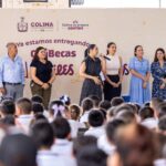 Indira Vizcaíno inició la entrega 2025 de ColiBecas Uniformes, Mochilas y Útiles a estudiantes de educación básica del estado de Colima