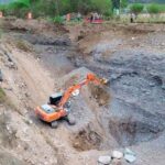 Atiende Gobierno del Estado de Colima socavón a un costado de la carretera Villa de Álvarez-Minatitlán