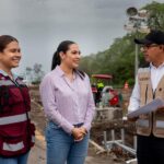 Gobernadora Indira Vizcaíno y SICT supervisan avances en ampliación de la autopista Colima-Manzanillo
