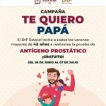 DIF Estatal Colima lanza la campaña ‘Te Quiero Papá’ para detección oportuna de cáncer de próstata