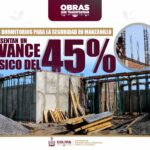 Seidum reporta 45% de avance en construcción de dormitorios para personal de Seguridad Pública, en Manzanillonb