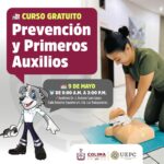 UEPC Colima ofrece curso gratuito Prevención y Primeros Auxilios, este sábado
