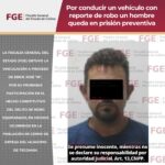 Por conducir un vehículo con reporte de roboun hombre queda en prisión preventiva