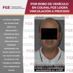 Por robo de vehículo en Colima,FGE logra vinculación a proceso