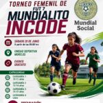 Invitan a participar en el torneo de futbol 7 femenil ‘Mundialito Incode’ este sábado