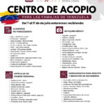 Gobierno del Estado de Colima abrió centro de acopio para apoyar a familias damnificadas en Venezuela