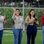 Gobernadora de Colima entregó nueva cancha de futbol 5 en la colonia ‘Valle Real’ de Cuauhtémoc