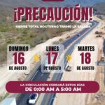 Seidum Colima informa de cierre total nocturno en ‘La Salada’ este domingo, lunes y martes