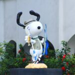 Ayuntamiento de Manzanillo rehabilita emblemática estatua de Snoopy en el Centro Histórico