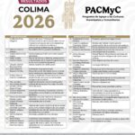 Cultura Colima publica los 34 proyectos que serán beneficiados por el PACMyC 2026