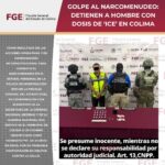 Golpe al narcomenudeo: detienen a hombre con dosis de ‘ice’ en Colima